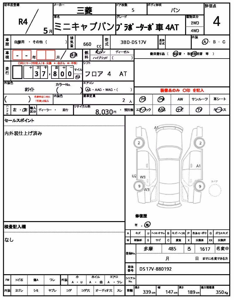 MITSUBISHI MINICAB