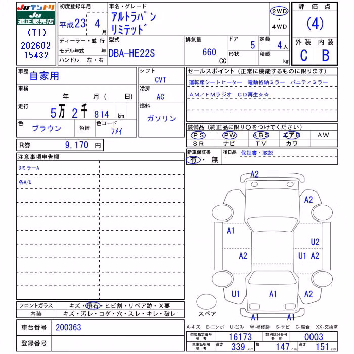SUZUKI ALTO LAPIN