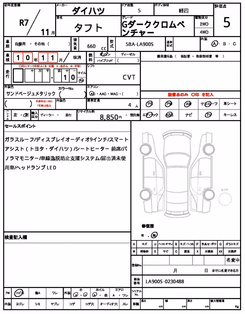 DAIHATSU TAFT