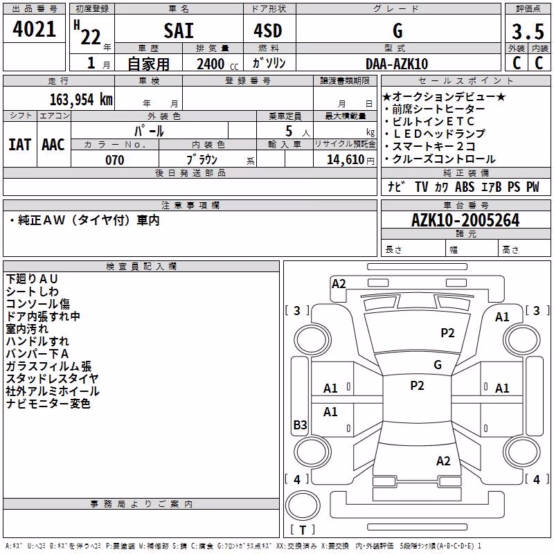 TOYOTA SAI