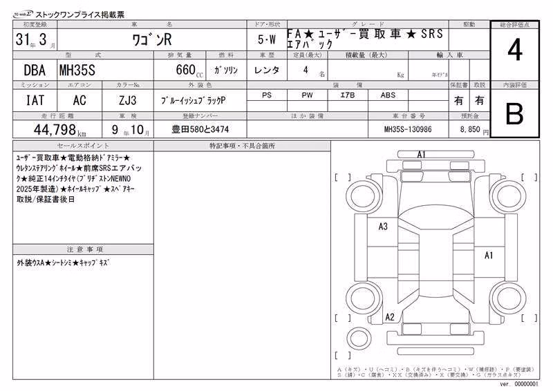SUZUKI WAGON R