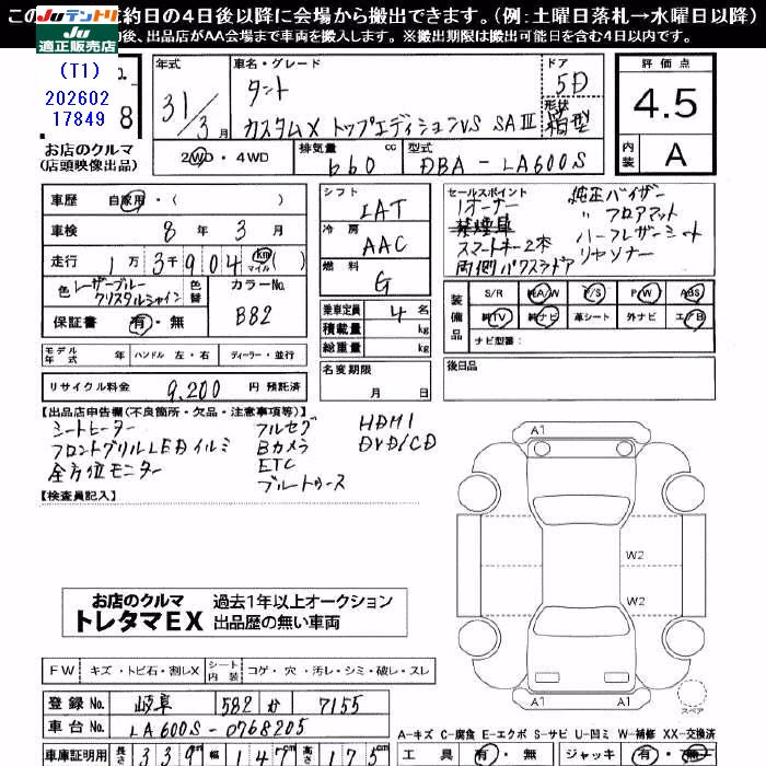 DAIHATSU TANTO
