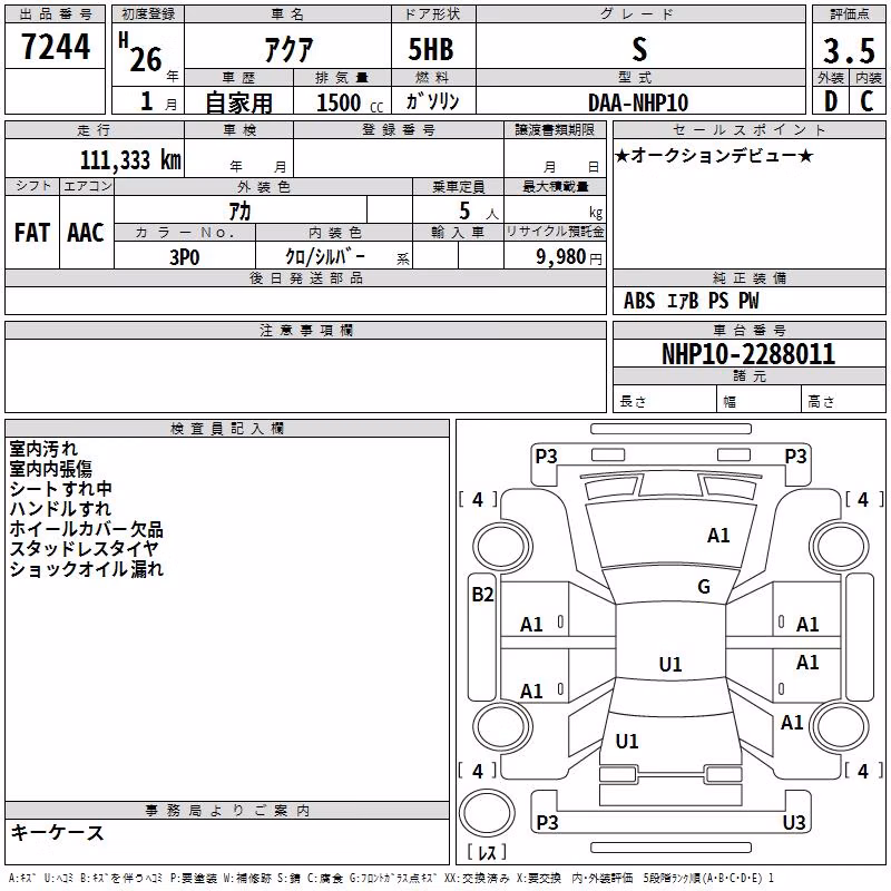 TOYOTA AQUA