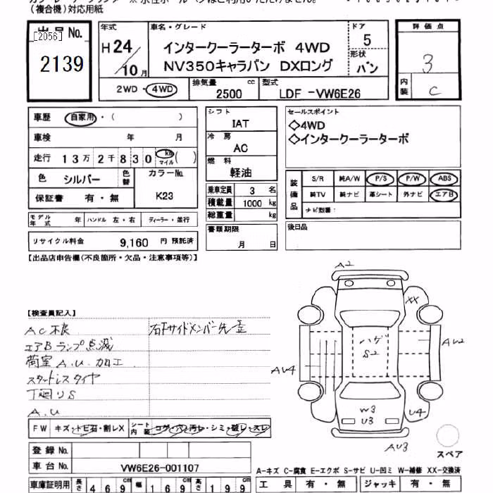 NISSAN NV350 CARAVAN