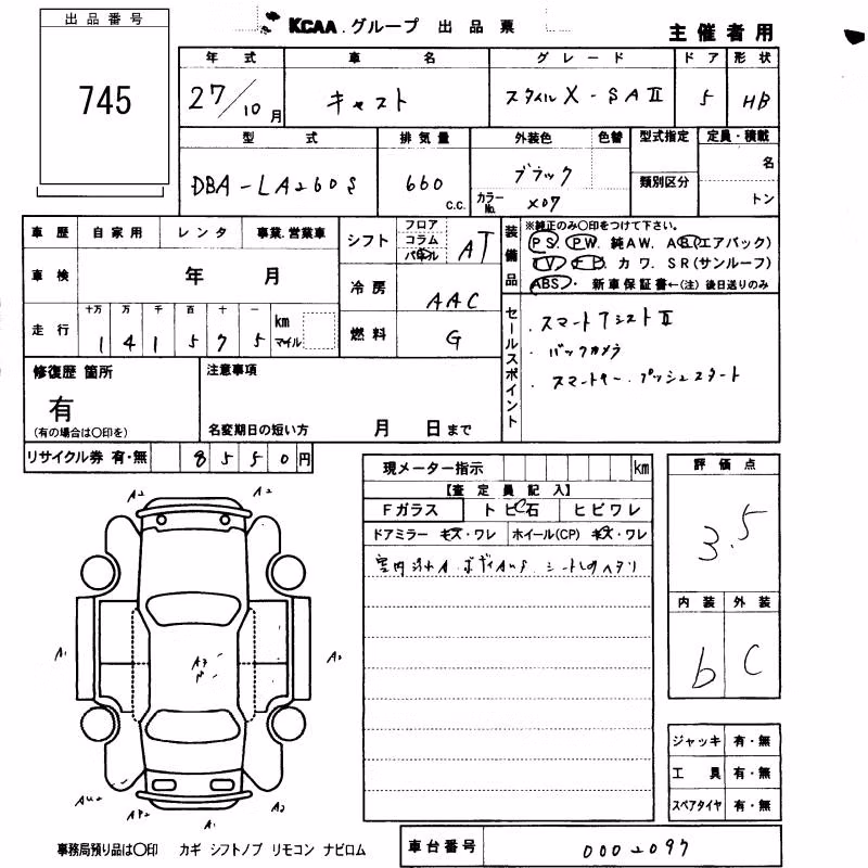 DAIHATSU CAST