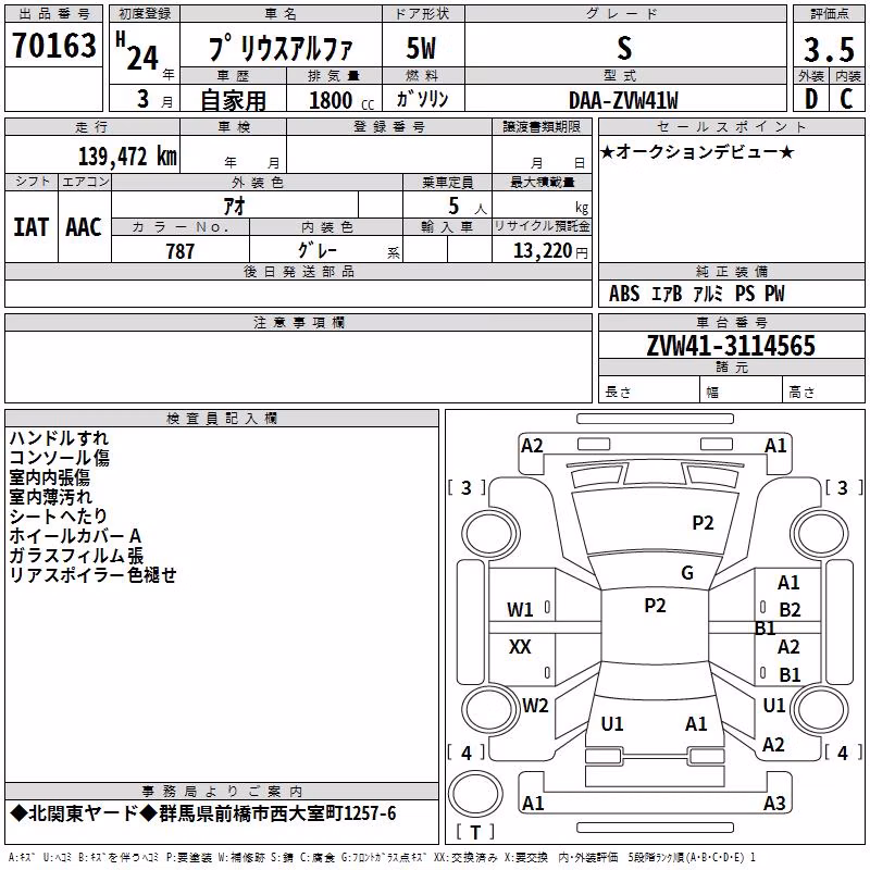 TOYOTA PRIUS ALPHA
