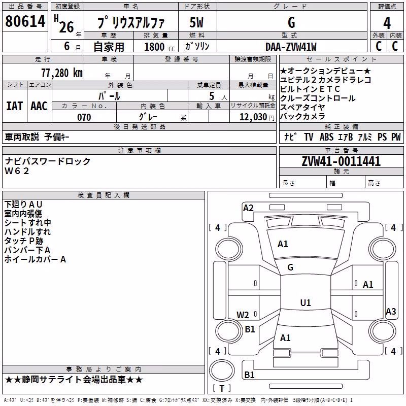 TOYOTA PRIUS ALPHA