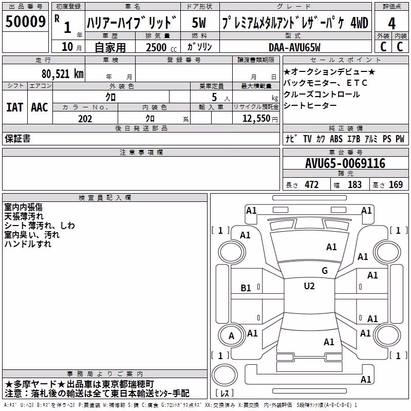 TOYOTA HARRIER