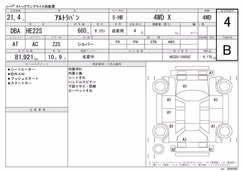 SUZUKI ALTO LAPIN
