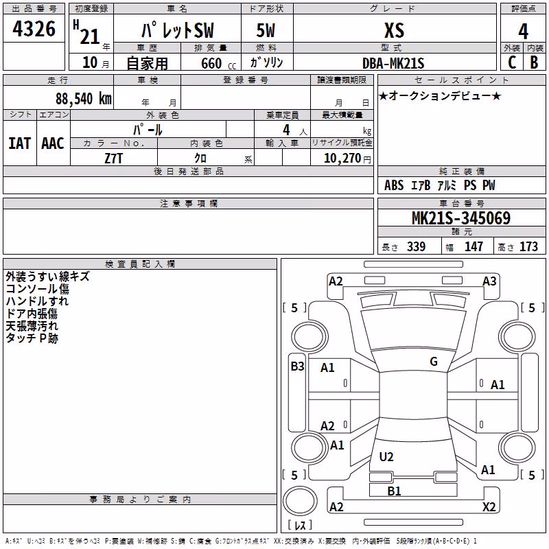 SUZUKI PALETTE