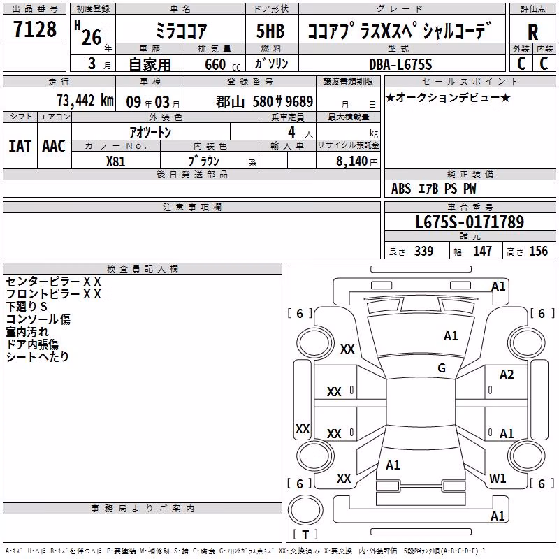 DAIHATSU MIRA COCOA