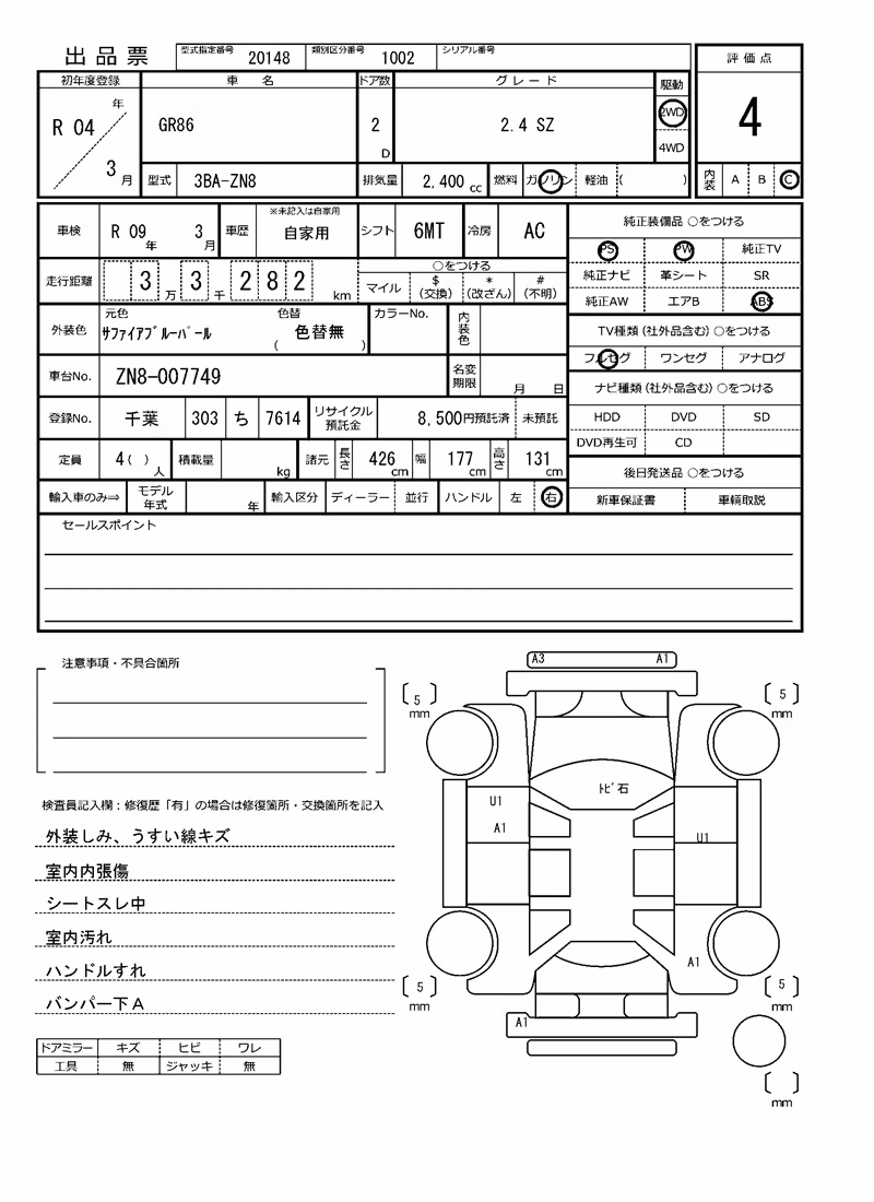 TOYOTA GR 86
