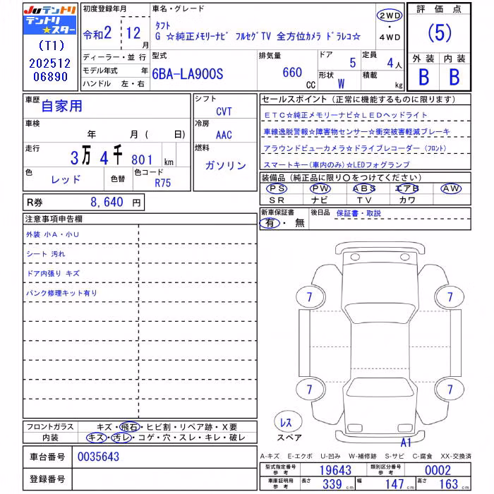 DAIHATSU TAFT
