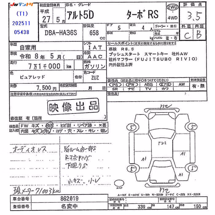 SUZUKI ALTO