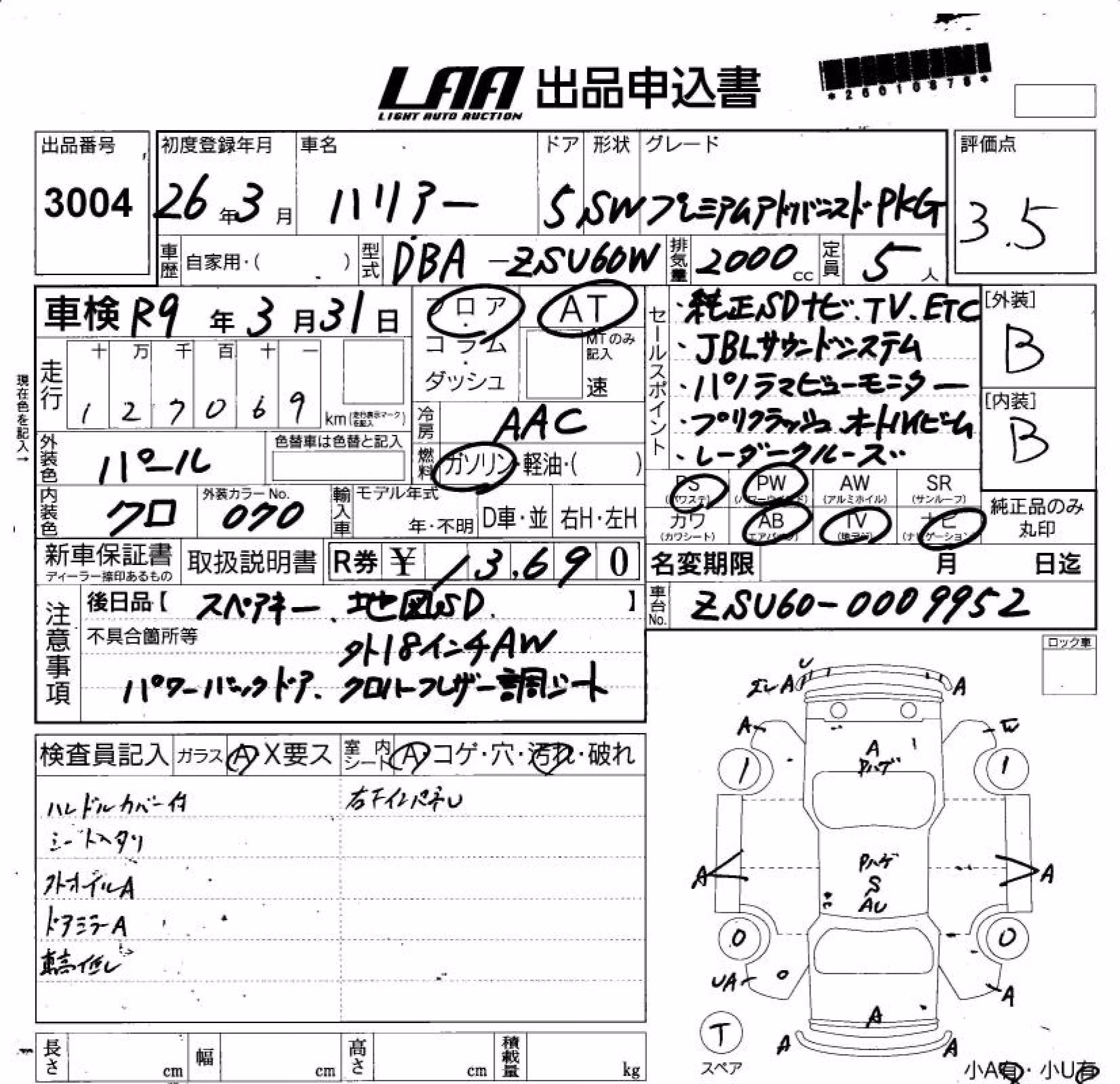 TOYOTA HARRIER