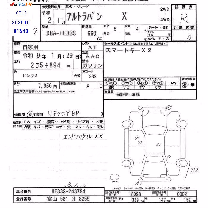 SUZUKI ALTO LAPIN