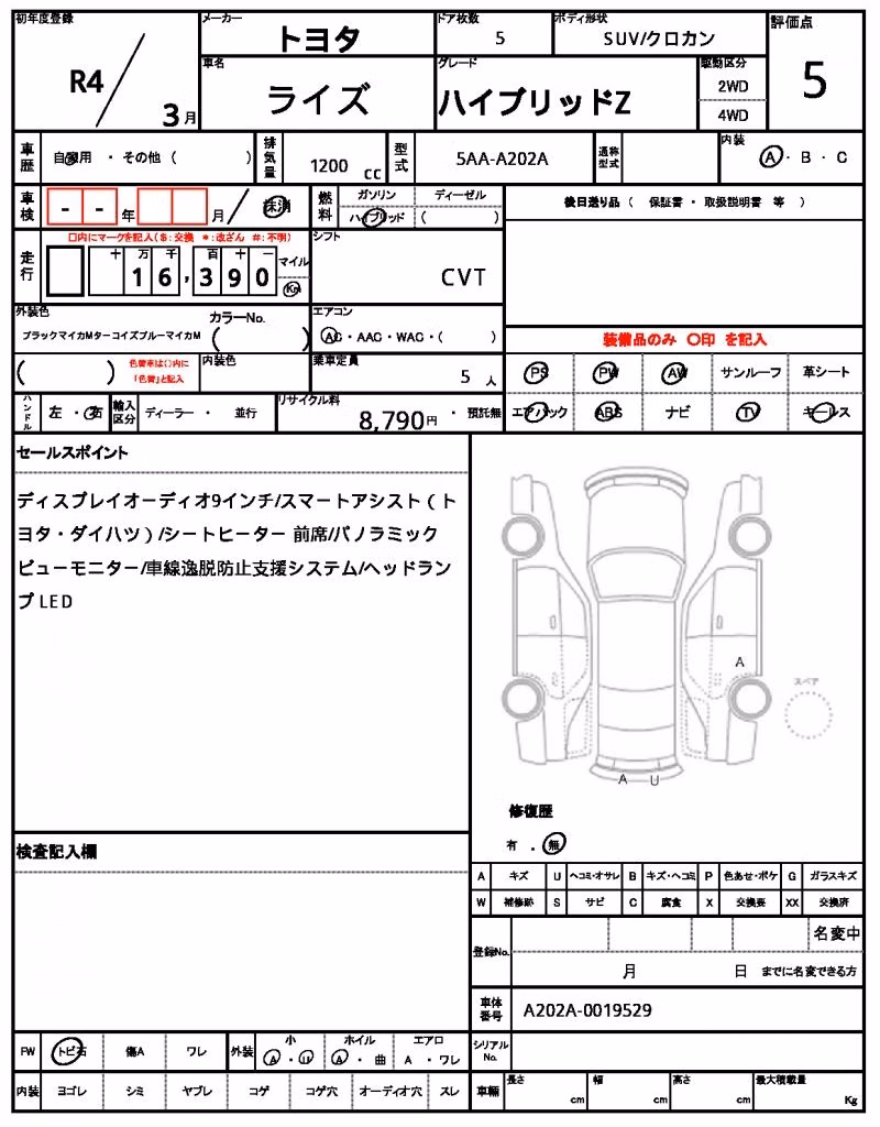 TOYOTA RAIZE