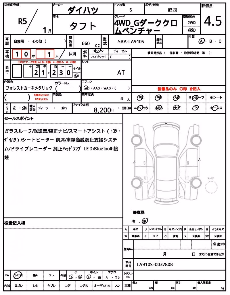 DAIHATSU TAFT