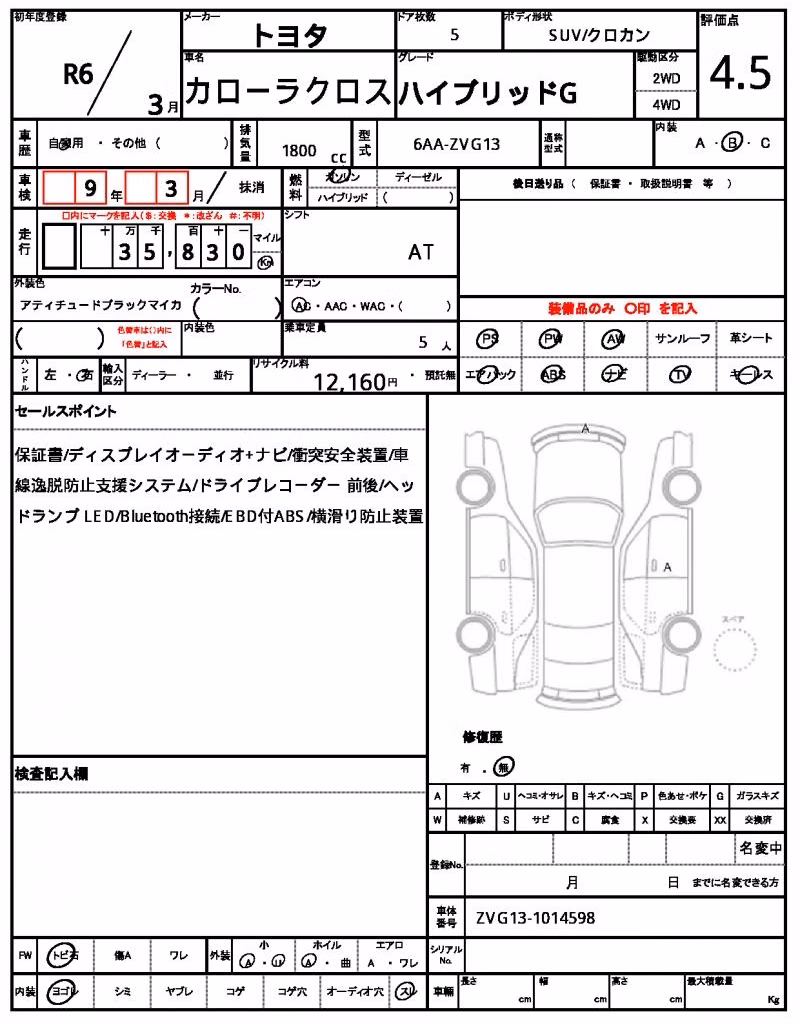 TOYOTA COROLLA CROSS