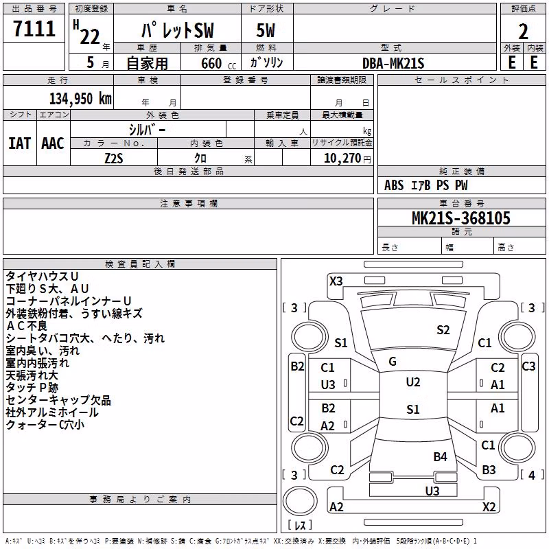 SUZUKI PALETTE