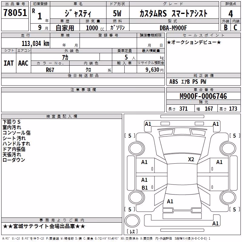 SUBARU JUSTY