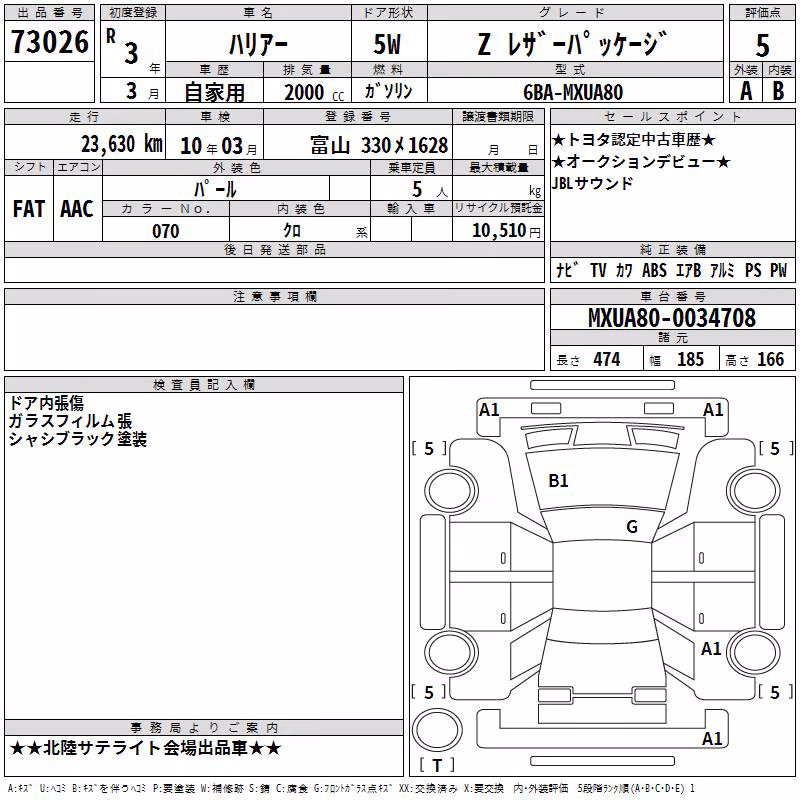 TOYOTA HARRIER