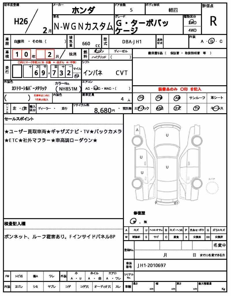 HONDA N-WGN