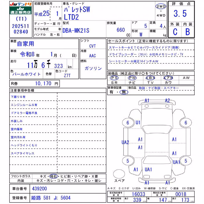 SUZUKI PALETTE