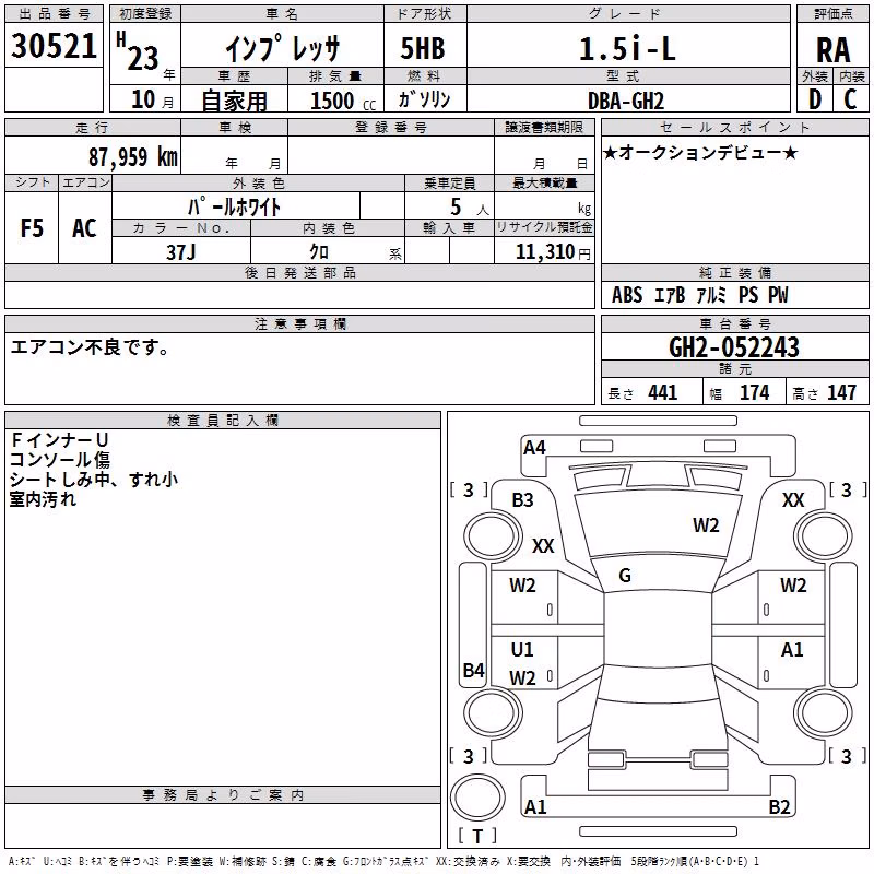 SUBARU IMPREZA