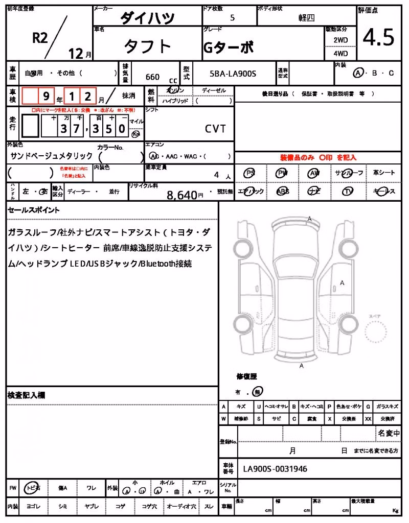 DAIHATSU TAFT
