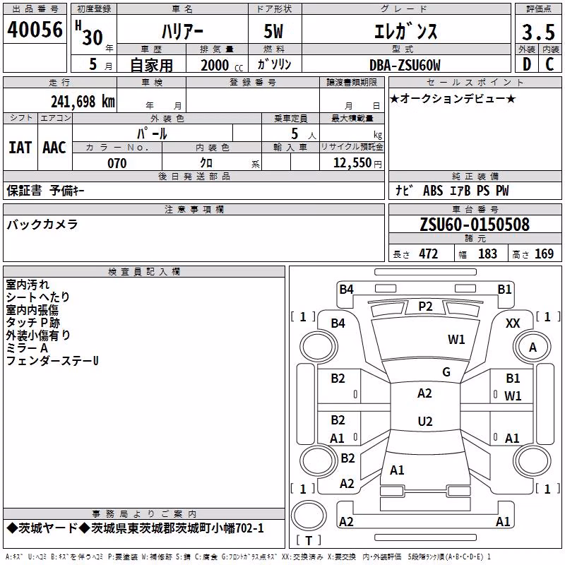 TOYOTA HARRIER
