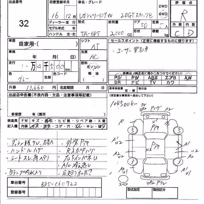 SUBARU LEGACY
