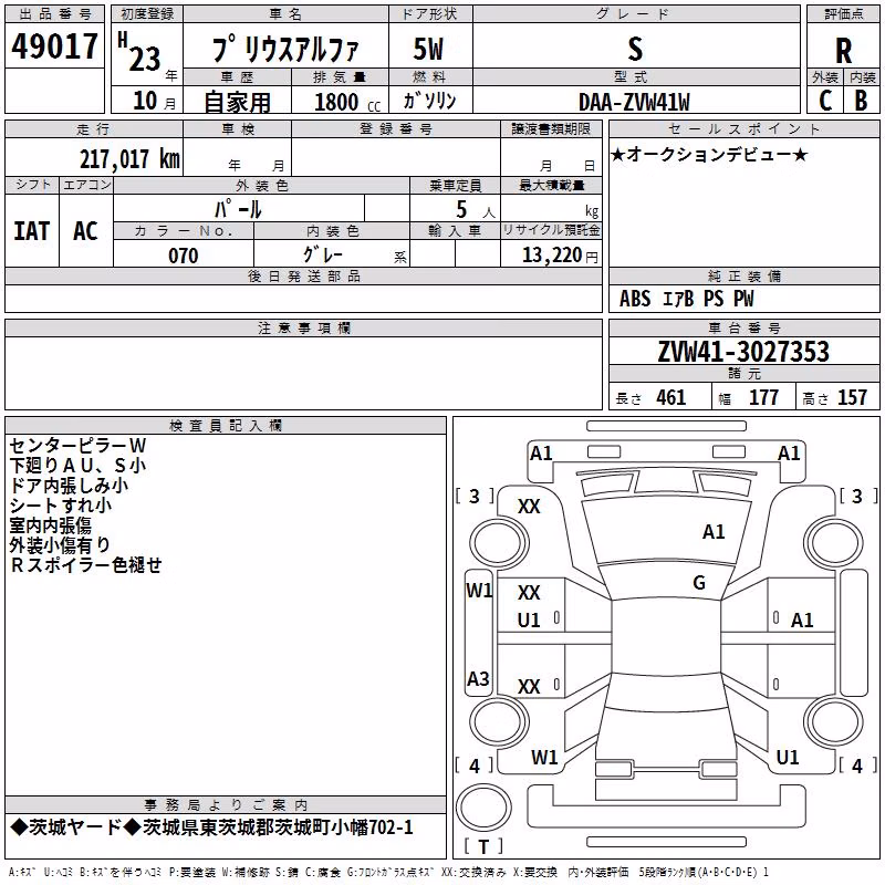 TOYOTA PRIUS ALPHA