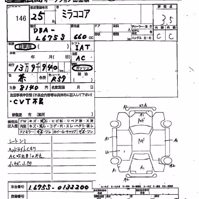 DAIHATSU MIRA COCOA