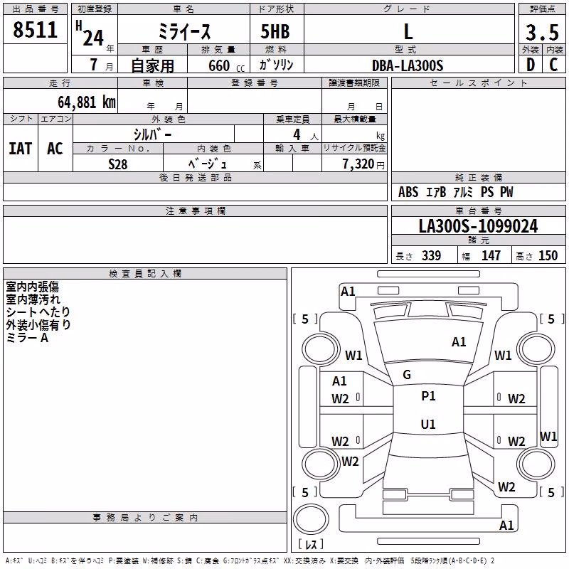 DAIHATSU MIRA E:S