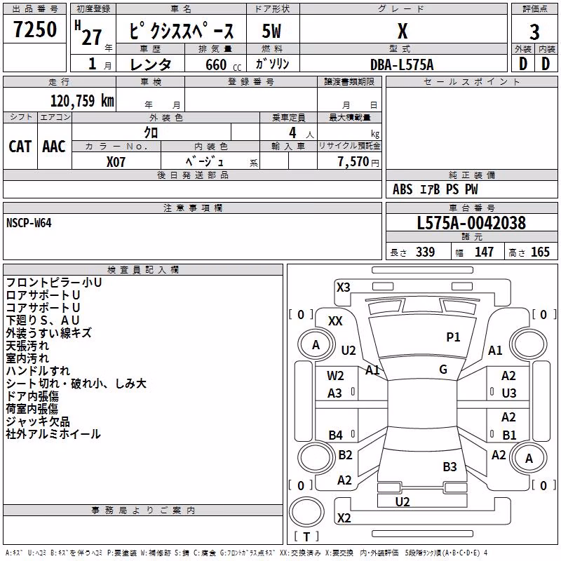TOYOTA PIXIS SPACE