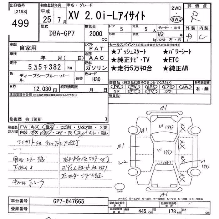 SUBARU XV