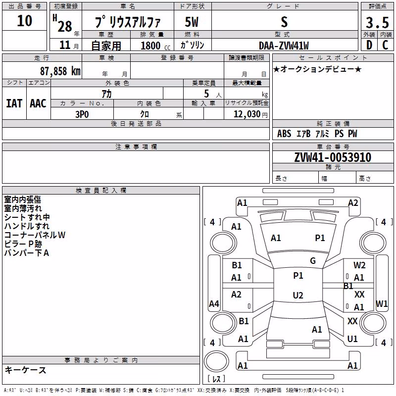 TOYOTA PRIUS ALPHA
