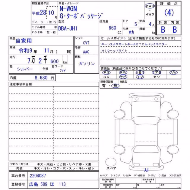 HONDA N-WGN