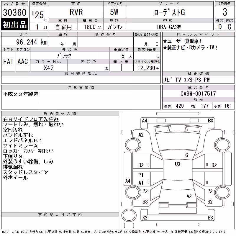 MITSUBISHI RVR