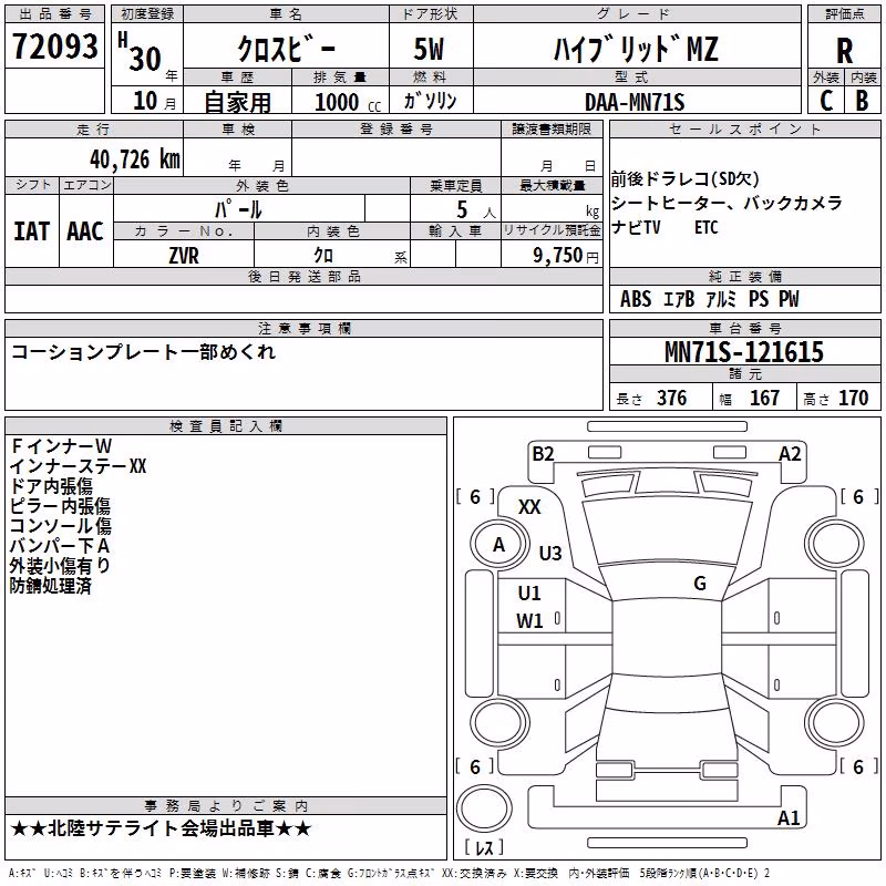 SUZUKI XBEE