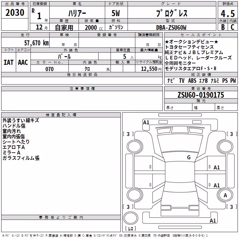 TOYOTA HARRIER