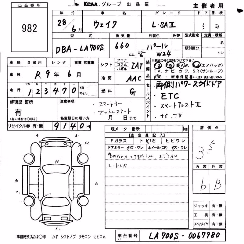DAIHATSU WAKE