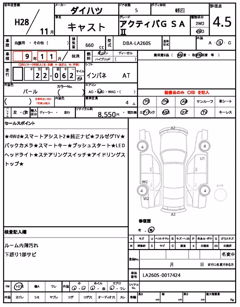 DAIHATSU CAST