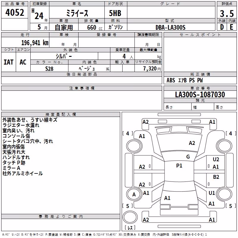 DAIHATSU MIRA E:S