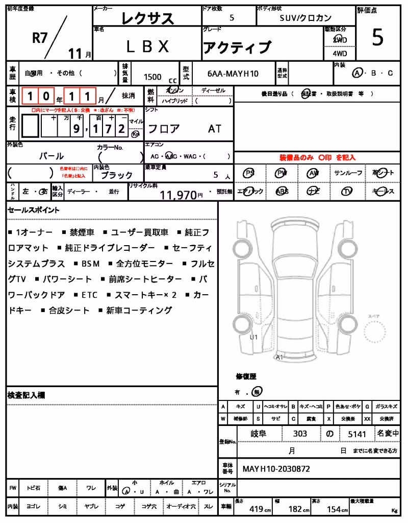 LEXUS LBX