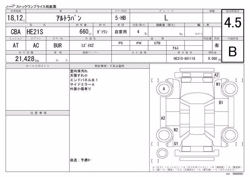 SUZUKI ALTO LAPIN