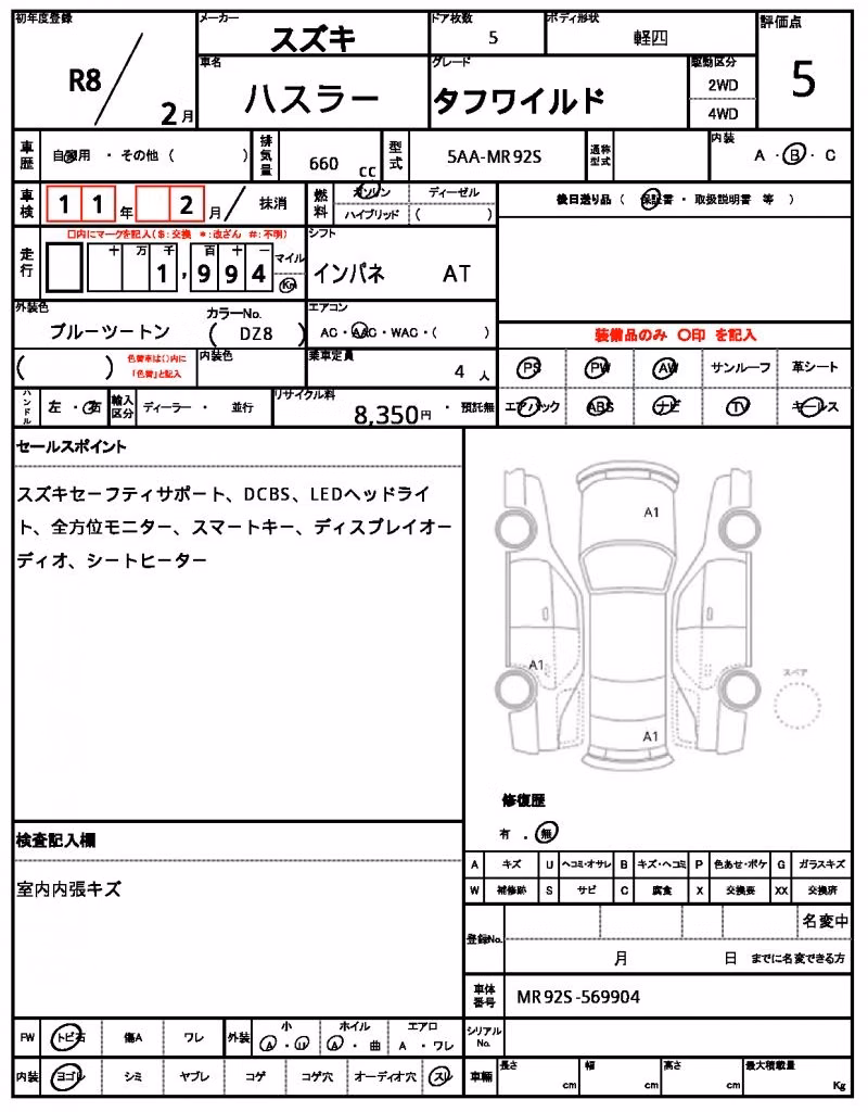 SUZUKI HUSTLER