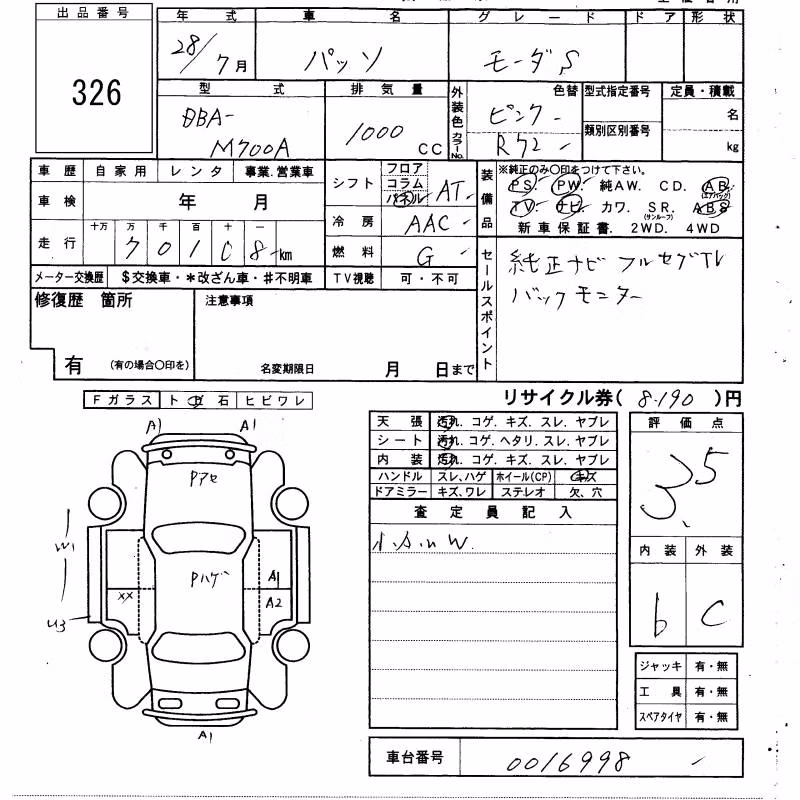TOYOTA PASSO