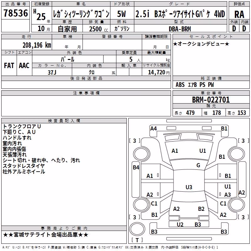 SUBARU LEGACY